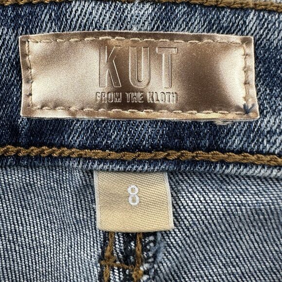 Kut From The Kloth Women’s Jeans 8 Kelsey High Rise Ankle Flare Medium Wash - Picture 5 of 15